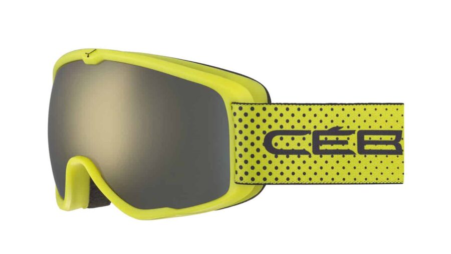 CEBE JUNIOR GOGGLES ARTIC L MATT LIME BLACK DOTS CBG284
